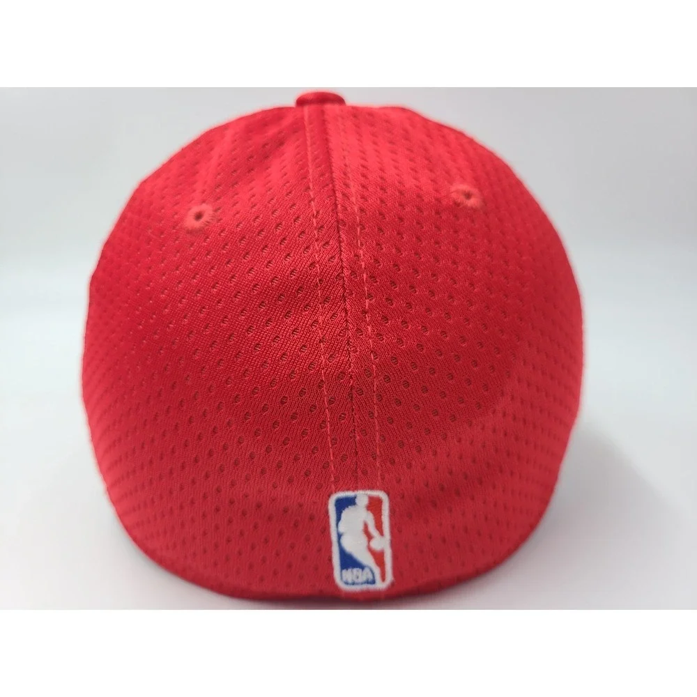 Houston Rockets‎ Adidas Flex Fitted S-M Hat Cap Dad Men Women NBA Basketball Red
